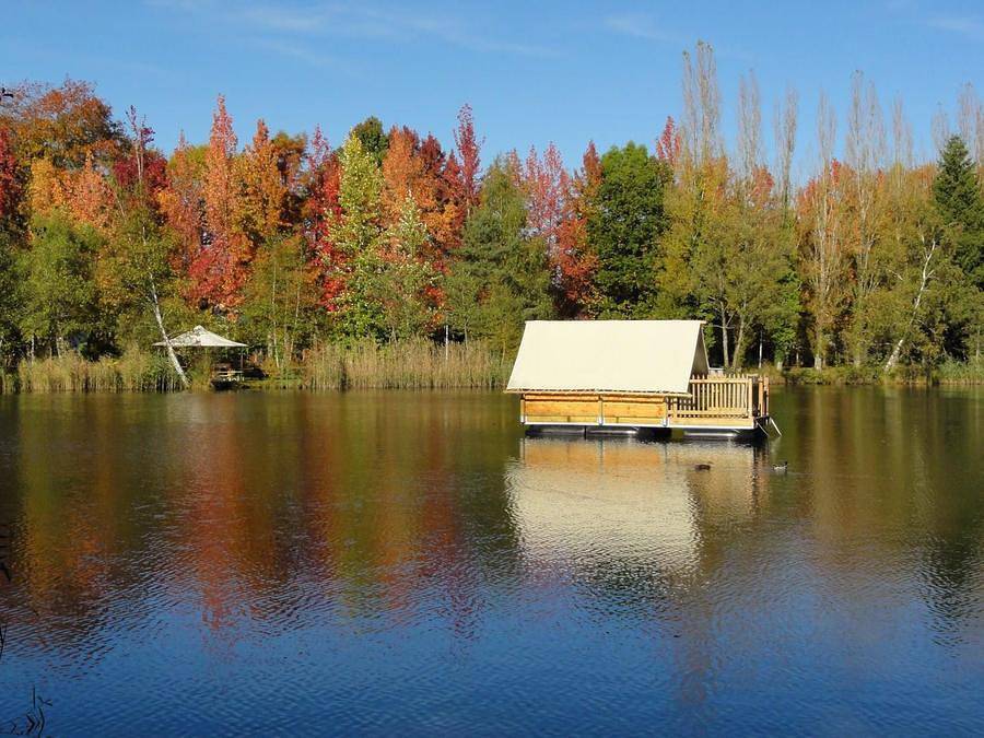 Camping Sunelia l'Etang de Sologne - Alojamiento 2 personas - Insolite Flotente in Nouan-le-Fuzelier, Sologne