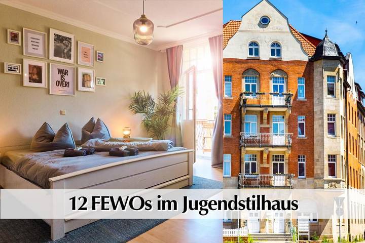 Ferienwohnung für 6 Personen, mit Ausblick und Terrasse, kinderfreundlich in Altstadt (Erfurt)