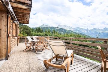 Chalet pour 6 personnes, avec jardin à Manigod