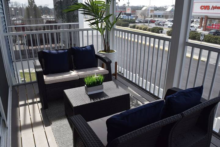 Vacation house for 8 people, with balcony and pool, with pets in Delaware