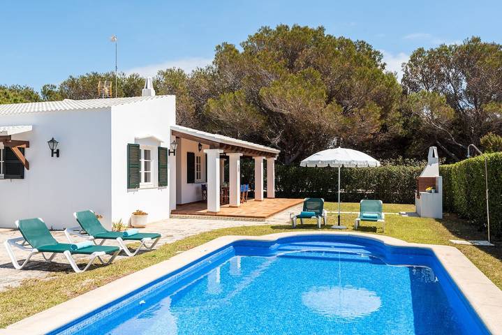 Chalet para 6 personas, con jardín y terraza en Cap d'Artrutx