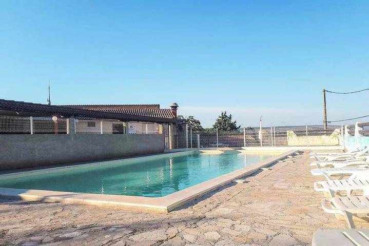 Mobil home pour 4 personnes, avec piscine et terrasse, animaux acceptés à Villeveyrac - 3