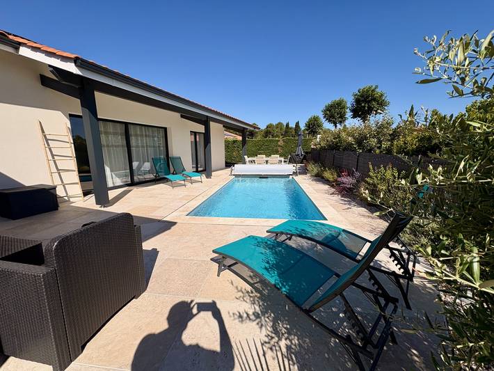 Villa pour 6 personnes, avec jardin et terrasse, adapté aux familles à Biscarrosse