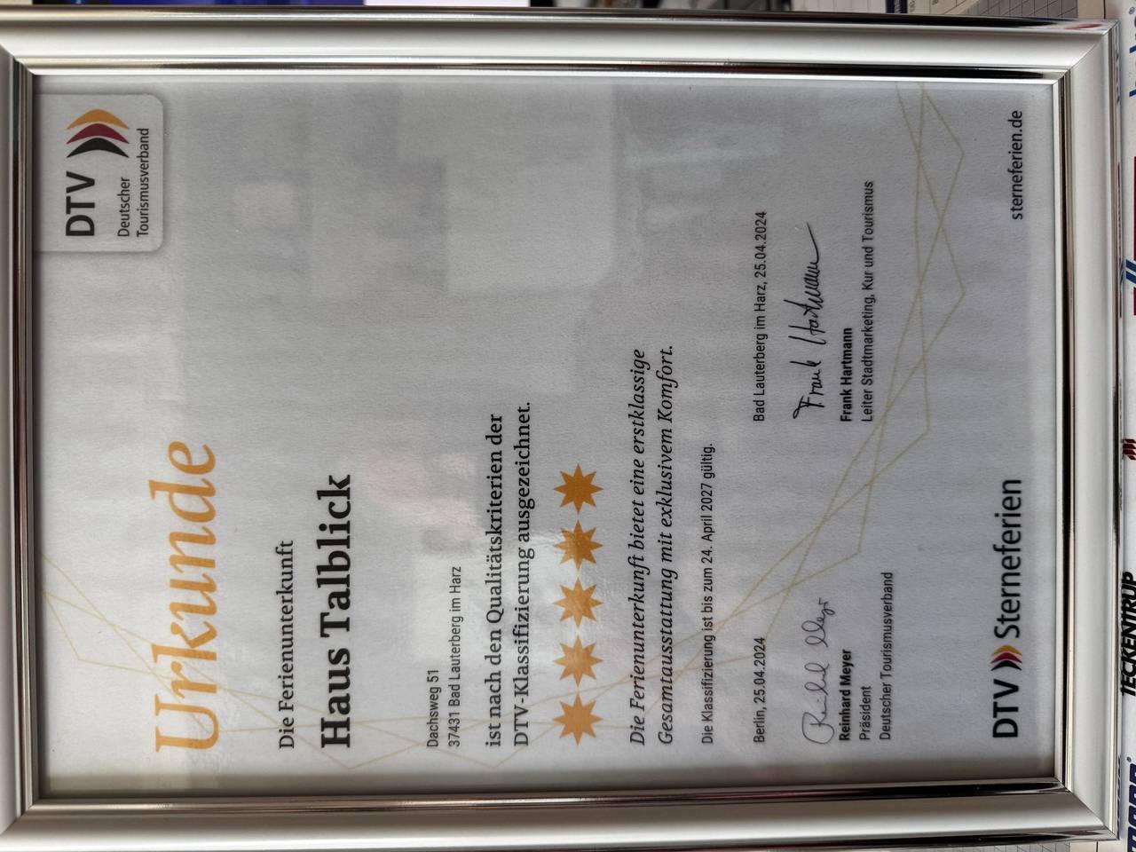 Talblick in Bad Lauterberg, Harzvorland