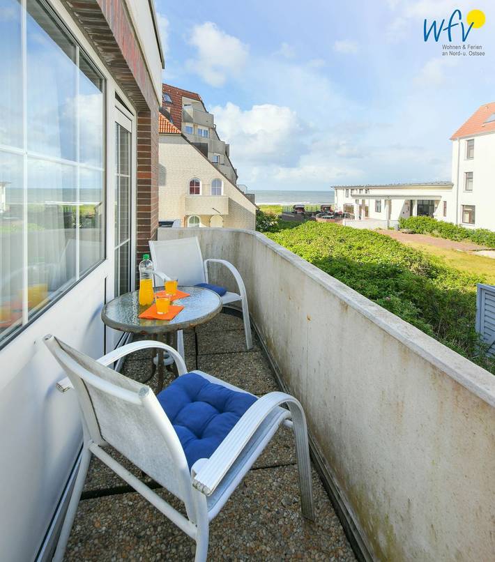 Ferienwohnung für 2 Personen, mit Balkon auf den Ostfriesische Inseln - 2