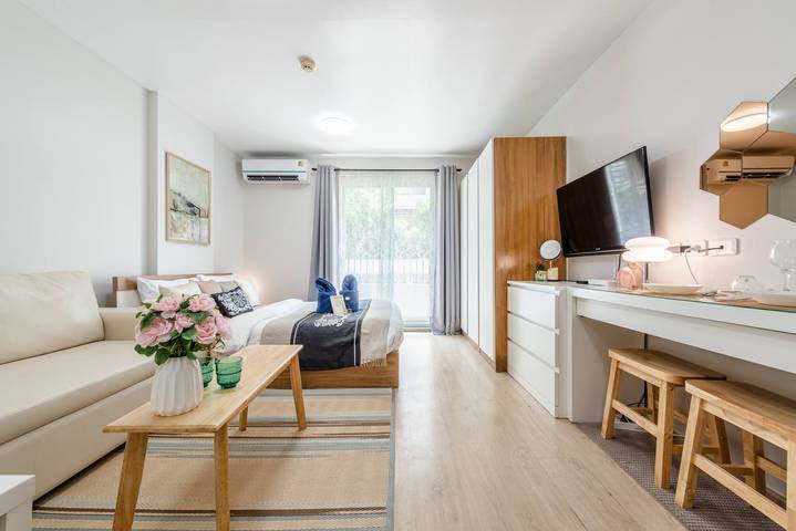 Studio pour 2 personnes, avec jardin à Bangkok