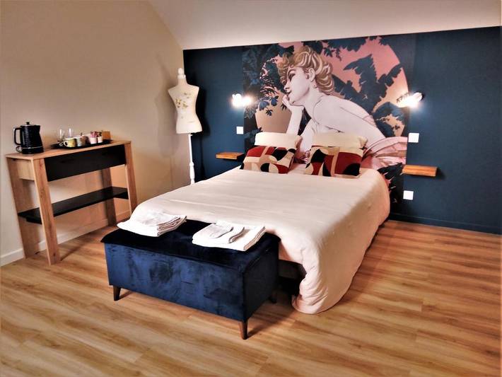 Gîte pour 4 personnes, avec Terrasse et Vue à Saint-Yvi