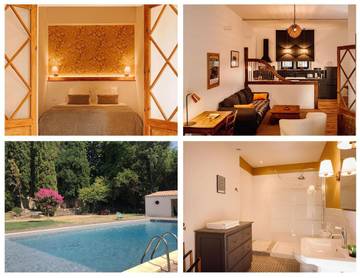 Gîte pour 2 personnes, avec jardin ainsi que piscine et vue à Sallèles-d'Aude