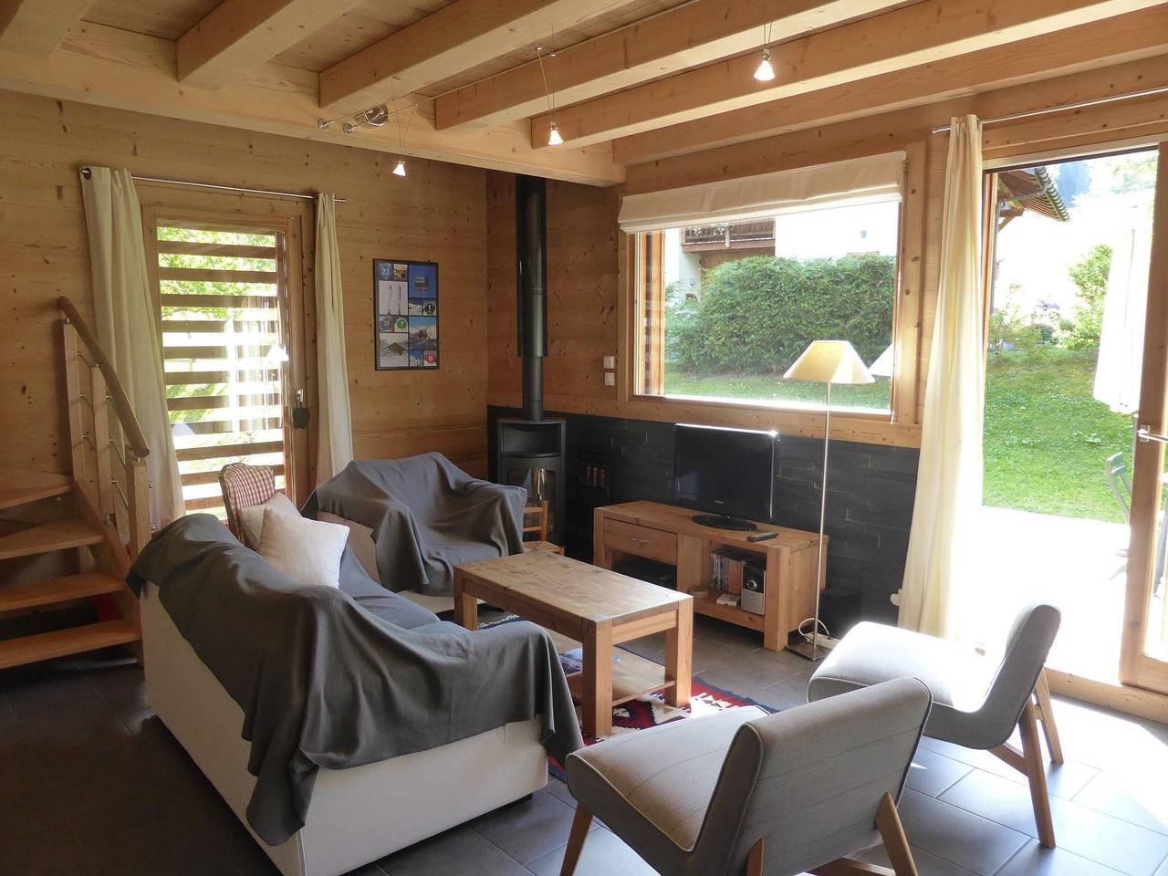 Chalet Champelet - 5 room duplex chalet 8 people in Les Contamines-Montjoie, Pays du Mont-Blanc
