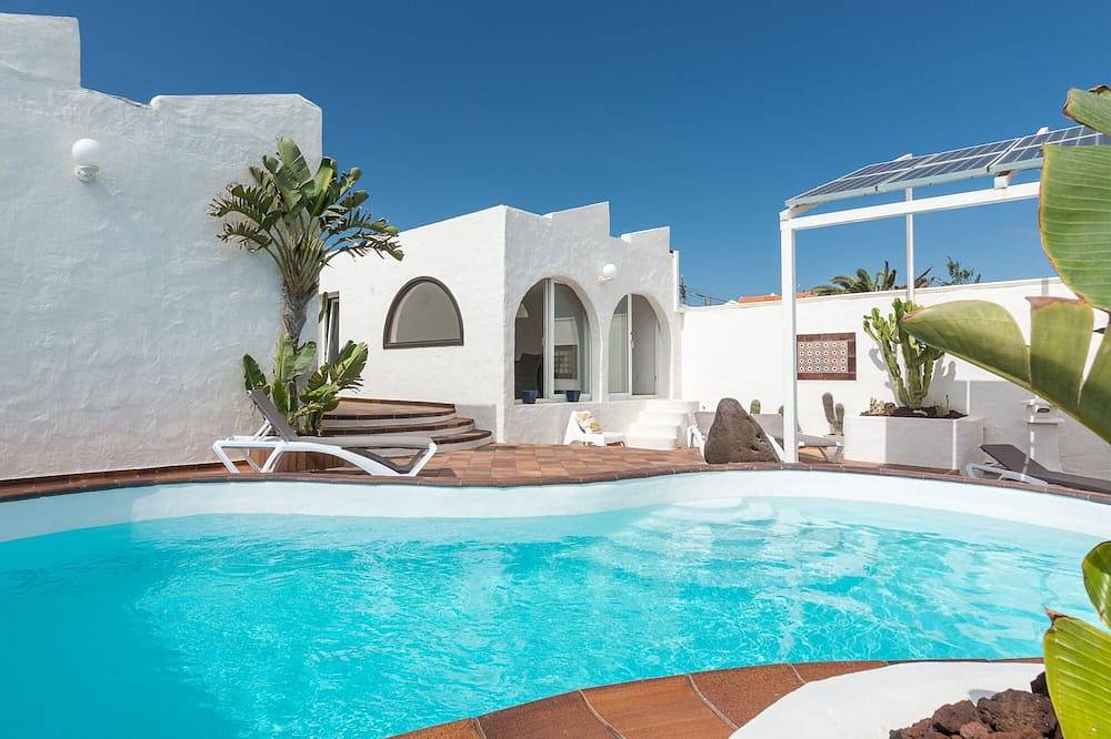 Villa am Strand Golf Herrlicher Blick auf 180º zum Strand und Meer Wifi frei in Playa del Hombre, Telde