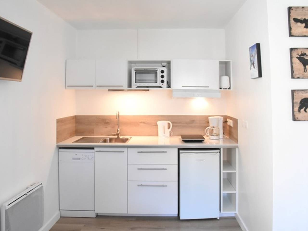 Entire apartment, Modern 2-room apartment in Montgenèvre, mountain view in Montgenèvre, Briançon region