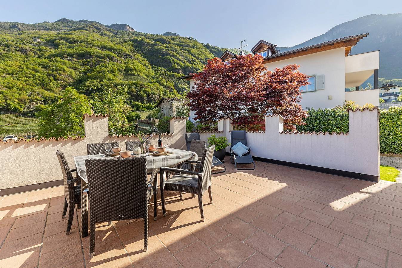 Entire apartment, Apartment 'Kreutnerbinderhof' with Mountain View, Private Terrace and Wi-Fi in Oberkreuth, Terlan