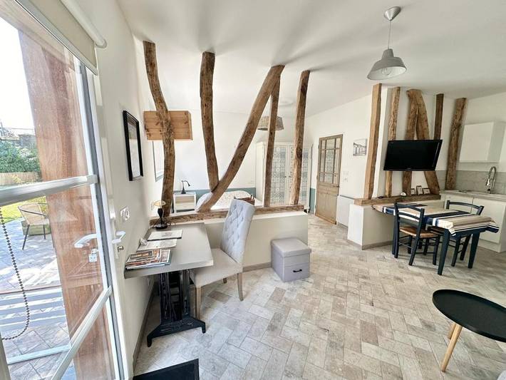 Appartement de vacances pour 4 personnes, avec jardin
