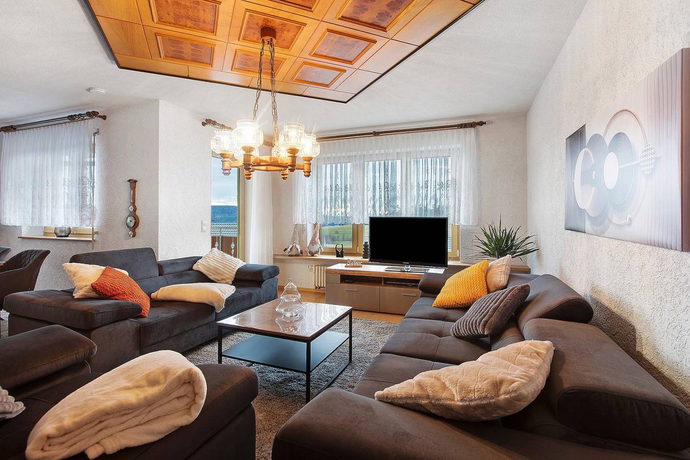 Ganze Wohnung, Ferienwohnung Alpensicht mit Bergblick, Balkon und Wlan in Suedlicher Schwarzwald, Schopfheim