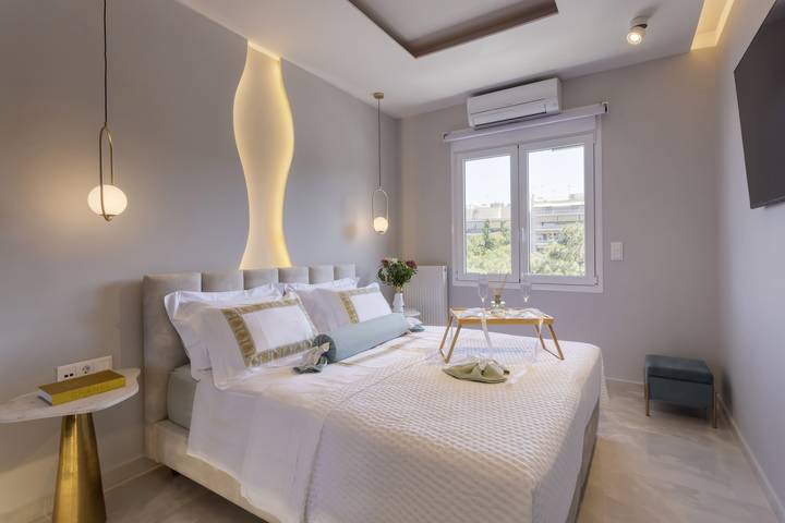 Appartement entier, Pl.·Gold Apartment in Néa Smýrni, Athènes