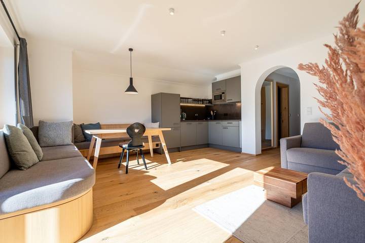 Ferienwohnung für 5 Personen, mit Balkon und Terrasse sowie Garten und Sauna in Riezlern - 3