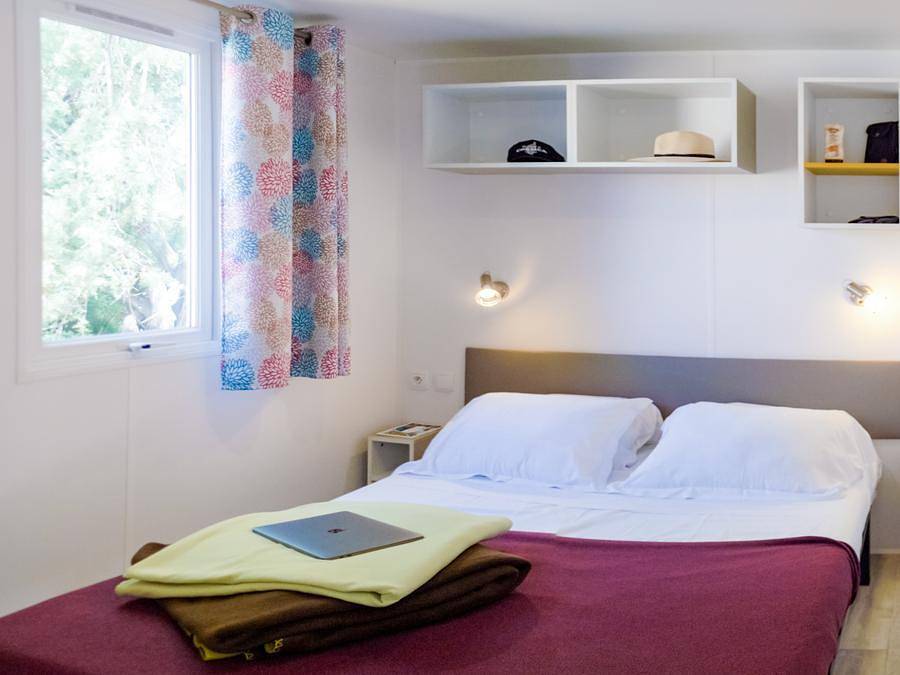 Camping U pezzo - Mobilhome 6 personas - 2 habitaciones para 4/6 personas in Saint-Florent, Region de Calvi