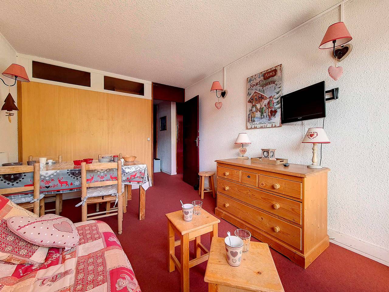 Apartamento entero, Appartement lumineux  Au pied des pistes  Balcon in Les Menuires, Saint-Martin-de-Belleville