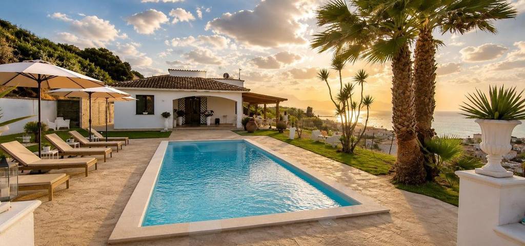 Villa per 7 persone, con Giardino e Piscina a Balestrate
