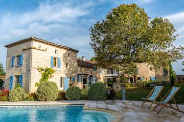Chambre d’hôte pour 3 personnes, avec piscine et jardin à Mouzieys-Panens