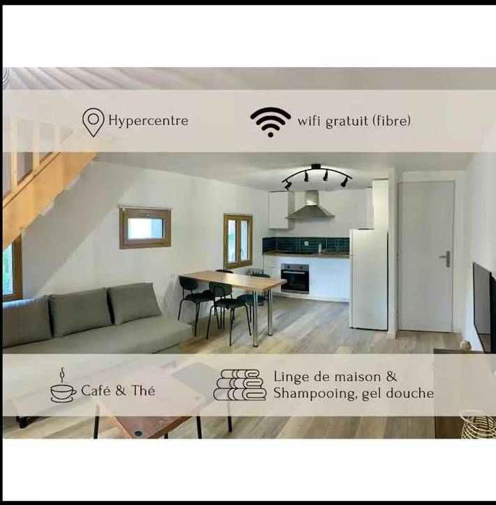 Appartement de vacances pour 4 personnes, avec balcon