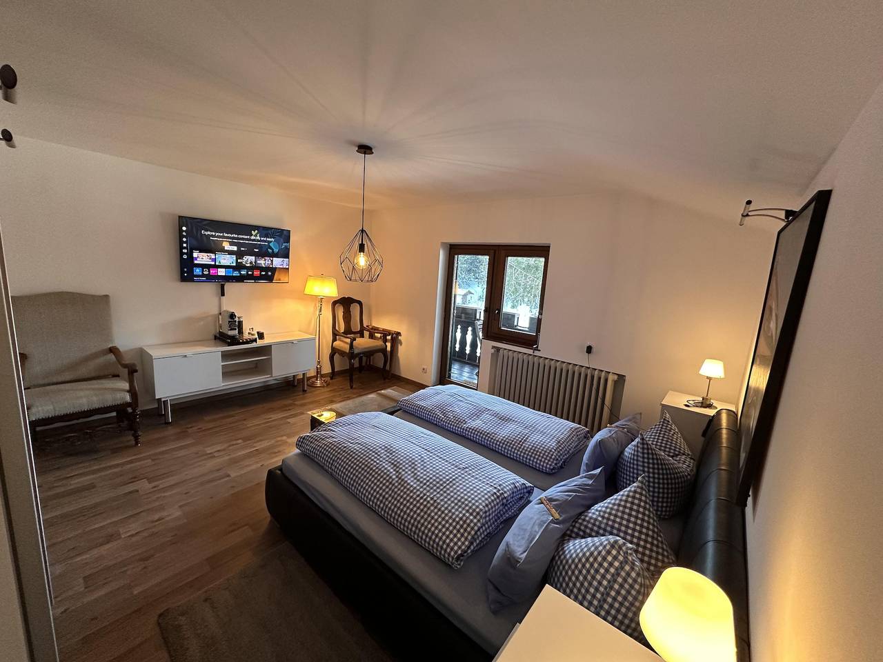 Ganze Ferienwohnung, Appartement/Fewo, Dusche oder Bad, Wc, 2 Schlafräu in Krün, Bayerische Alpen