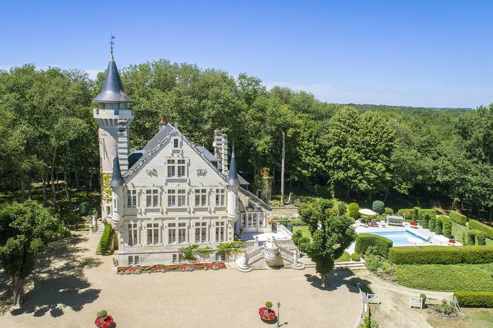 Château pour 15 personnes, avec Terrasse et Jardin