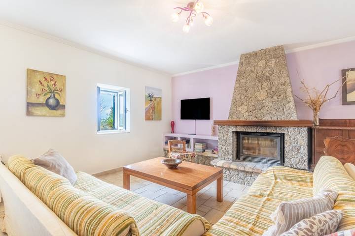 Ferienhaus "Ilios County House" mit Meerblick, privater Terrasse und Wlan in Arillas, Korfu