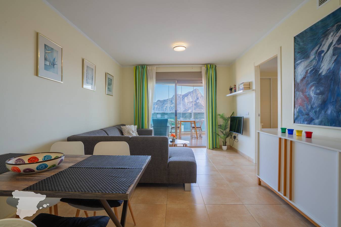Hel leilighet, Ferieleilighet for 2 personer med terrasse in Calpe, Costa Blanca