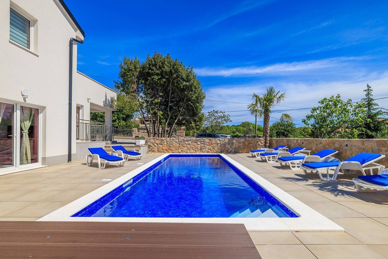 Ganze Wohnung, Pool mit Salzektrolyse unweit der Heilschlamm Bucht in Kras, Krk