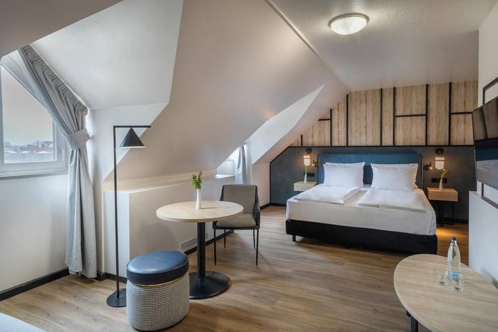 Hotel für 2 Personen, mit Terrasse und Garten sowie Sauna und Ausblick beim Oktoberfest - 2