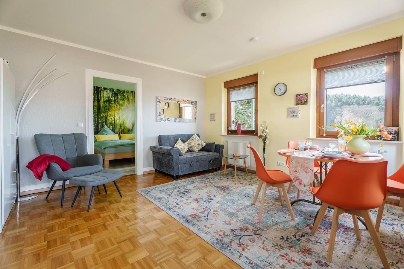 Geheel appartement, Appartement 'Haus Gertrud' met bergzicht, privé-tuin en wifi in Bühl, Central Black Forest