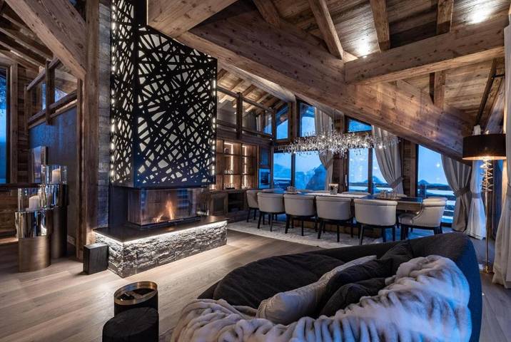 Gîte pour 10 personnes, avec sauna et piscine ainsi que balcon et jacuzzi dans Les Bossons - 2