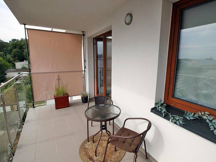 Ferienwohnung für 3 Personen, mit Balkon und Ausblick in Allenstein