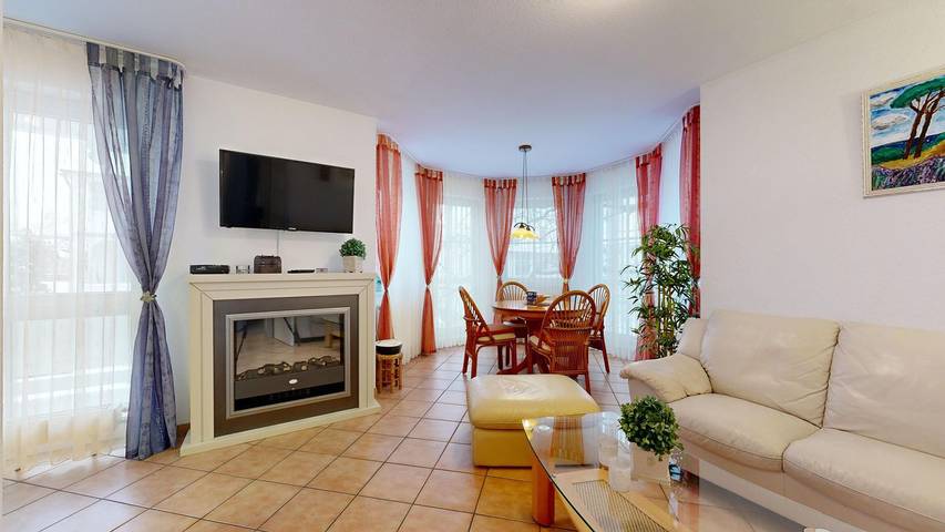 Ferienwohnung für 4 Personen, mit Balkon im Ostseebad Binz