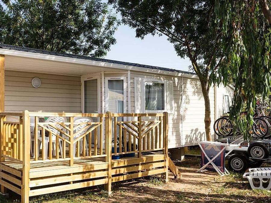 Camping l'Oasis Palavasienne - Mobilhome 6 personnes - Mobil-home | Comfort | 2 Ch. | 4/6 Pers. | Terrasse simple in Lattes, Côte méditerranéenne (France)