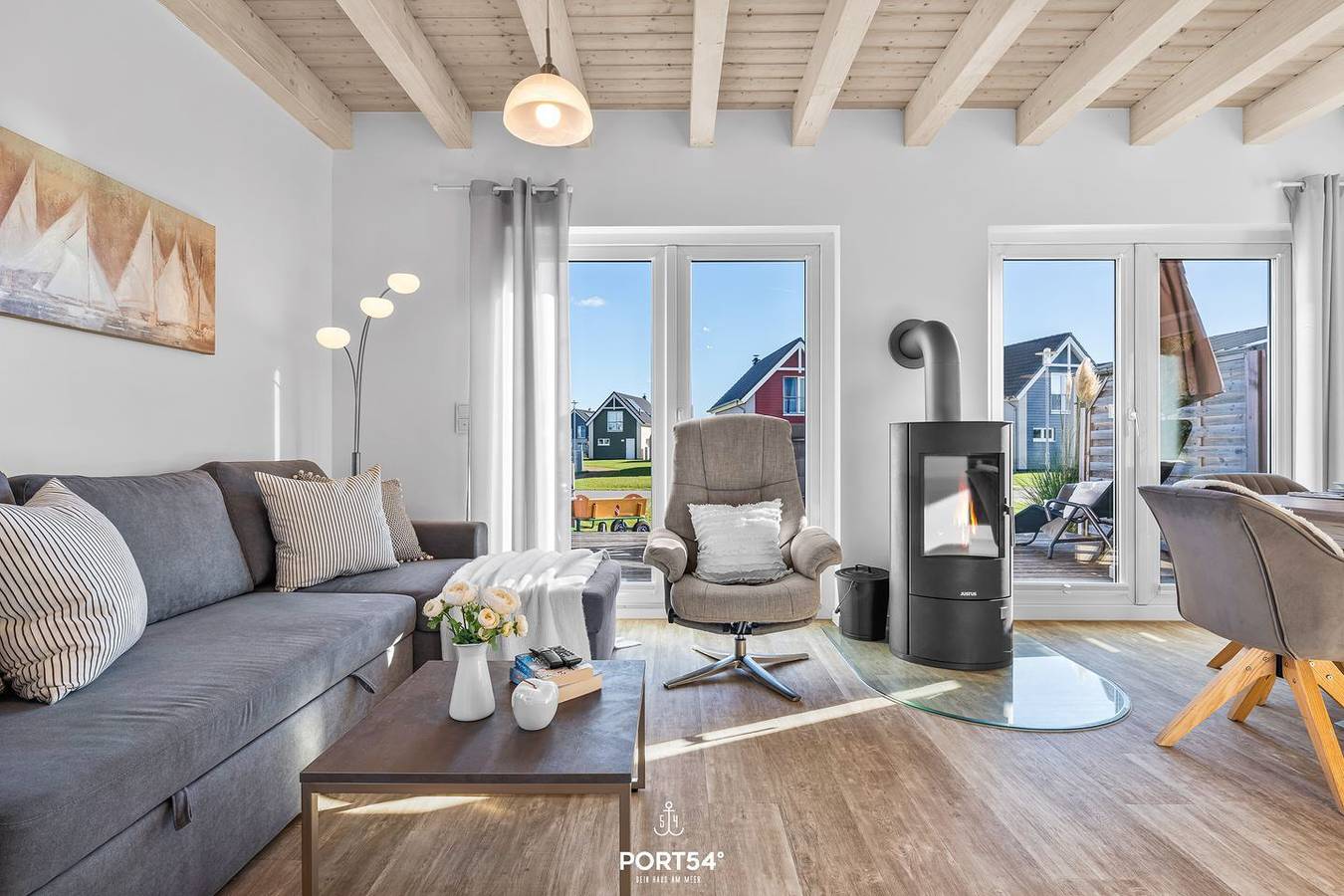 Ferienwohnung Hakuna Matata im Nordseeresort - Nordsee- und Strandnah, Terrasse, Kamin, Sauna in Büsum, Nordseeküste