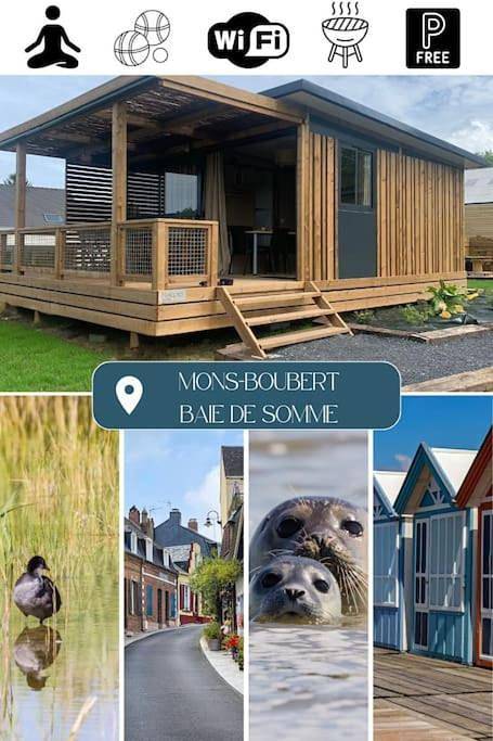 Gîte pour 5 personnes, avec Balcon et Terrasse ainsi que Jardin et Vue à Mons-Boubert