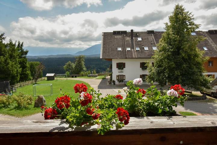 Ferienwohnung für 7 Personen, mit Ausblick und Garten sowie Seeblick, kinderfreundlich in Das Blaue Land - 4
