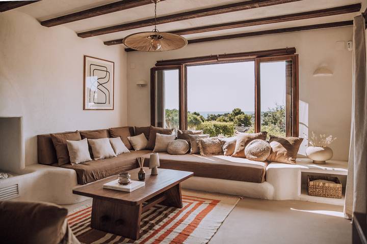 Villa 'The June Boutique' con vistas al mar, Wi-Fi y aire acondicionado in La Fustera, Benisa