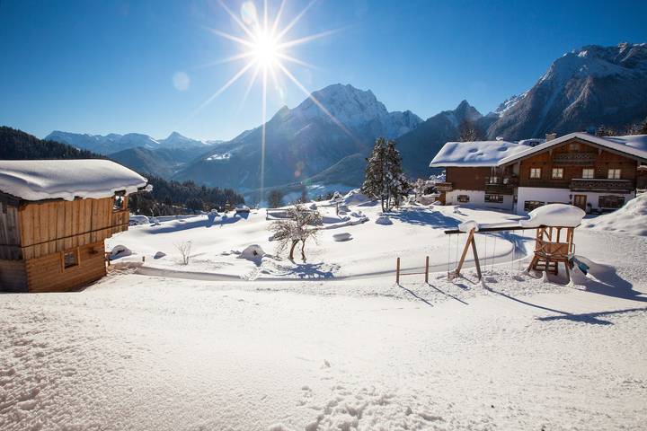 Ferienwohnung für 2 Personen, mit Sauna und Garten, kinderfreundlich in Ramsau bei Berchtesgaden