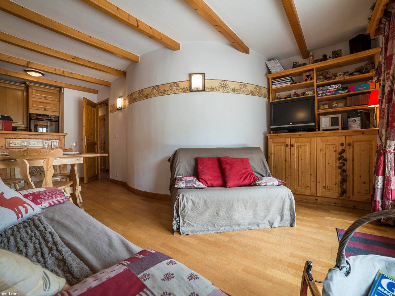 Apartamento entero, Apartamento encantador en Courchevel con gran terraza in Saint-Bon-Tarentaise, Les Trois Vallées