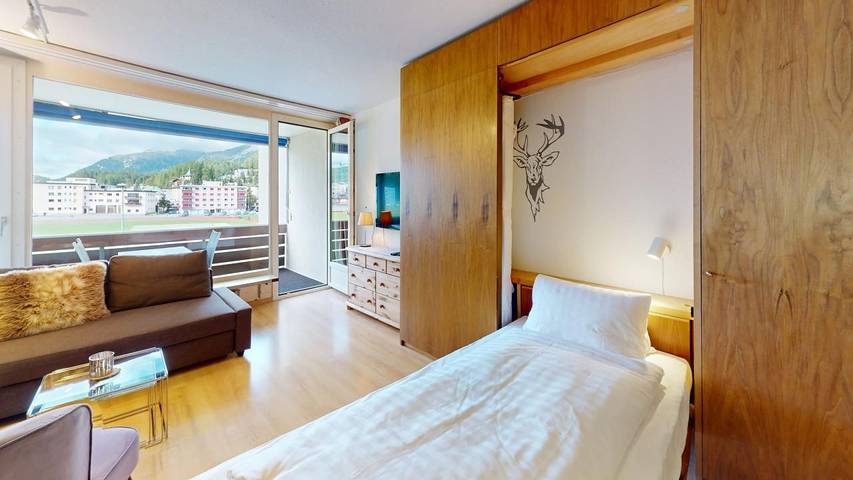 Ferienwohnung für 2 Personen, mit Garten und Ausblick in St. Moritz - 2