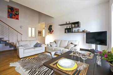 Gîte pour 6 personnes, avec vue sur le lac et balcon, animaux acceptés à Ghiffa