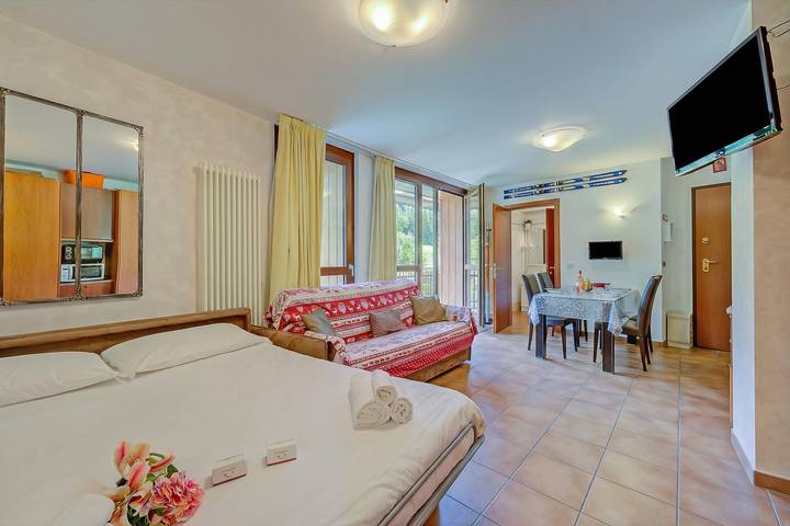 Ganze Wohnung, La Marmotta Ski in/ski out - Studio with Terrace in Bardonecchia, Turin Provinz