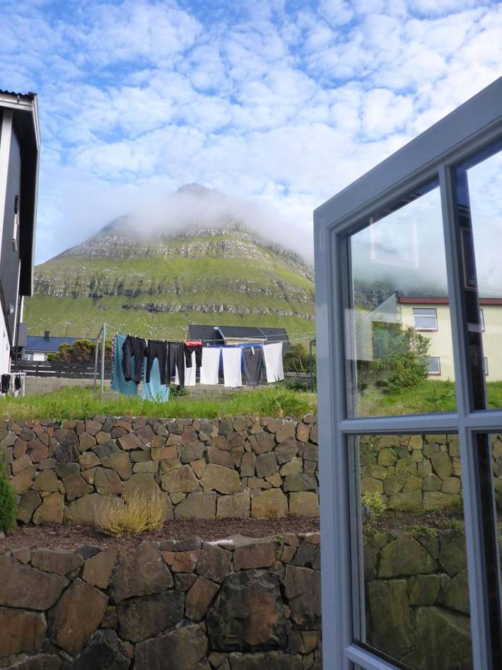 Chambre d’hôte pour 3 personnes, avec jardin et vue dans les Îles Féroé