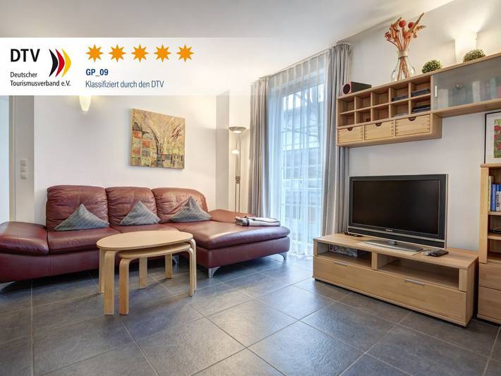 Ferienwohnung für 4 Personen, mit Balkon und Sauna, mit Haustier - 1
