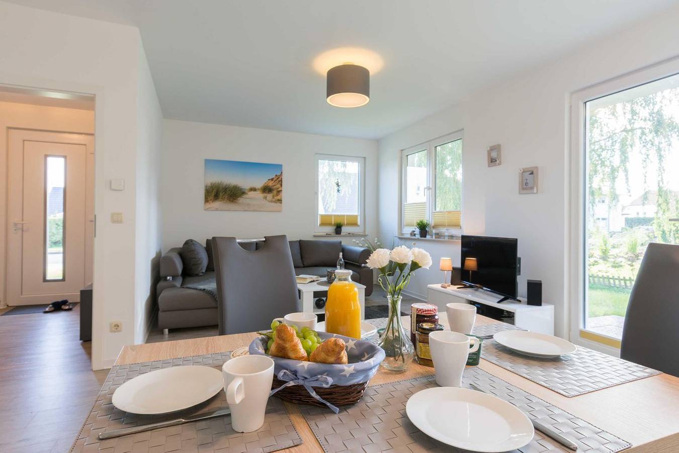 Ganze Wohnung, Seestraße 26 D We 01 mit Terrasse und Garten in Börgerende in Börgerende, Börgerende-Rethwisch