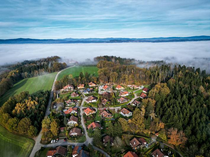 Ferienpark für 6 Personen, mit Balkon und Balkon/Terrasse sowie Terrasse und Garten in Deutschland