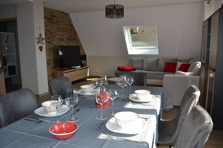 Appartement de vacances pour 6 personnes, avec balcon